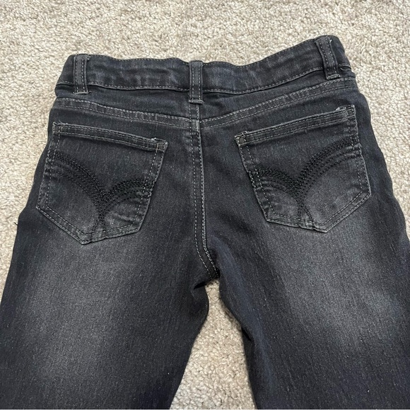 Real Love size 7 girls charcoal black jeans - Picture 5 of 6